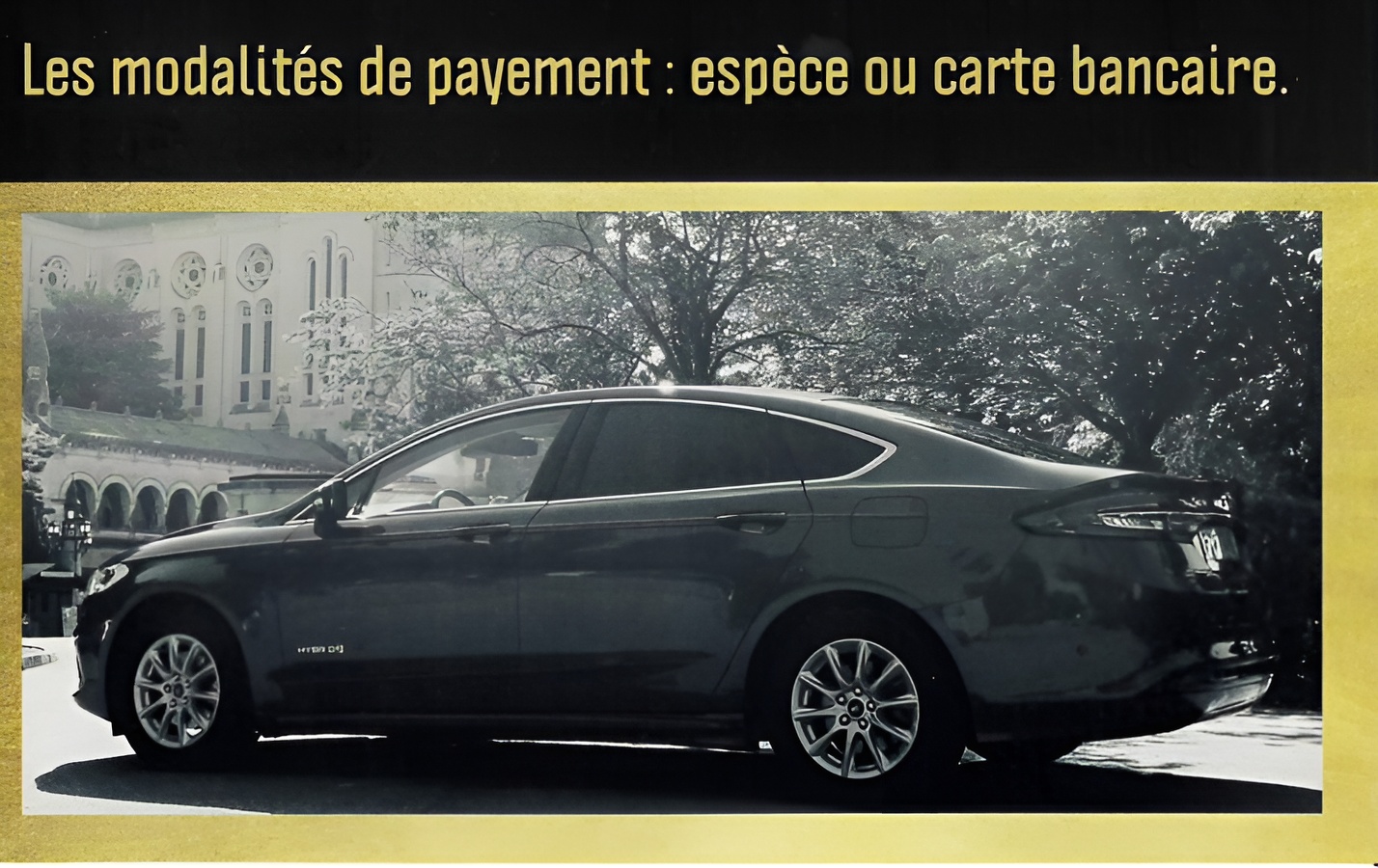 SD. Chauffeur privé