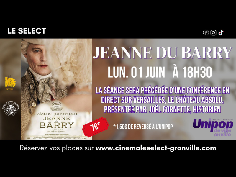 Ciné-conférence : Jeanne du Barry — visuel événement