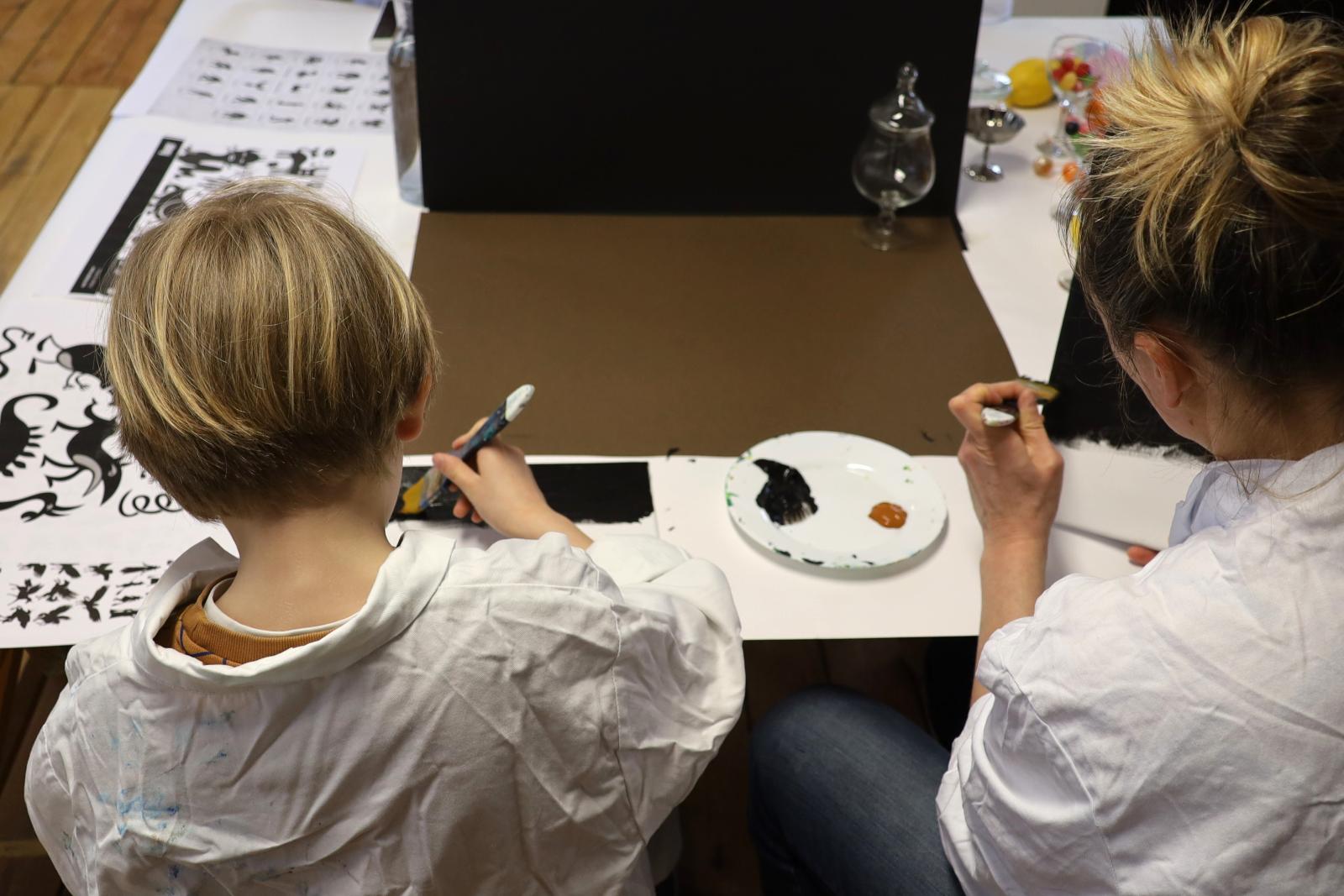 Visite-atelier famille de l'exposition Natures diverses — visuel événement