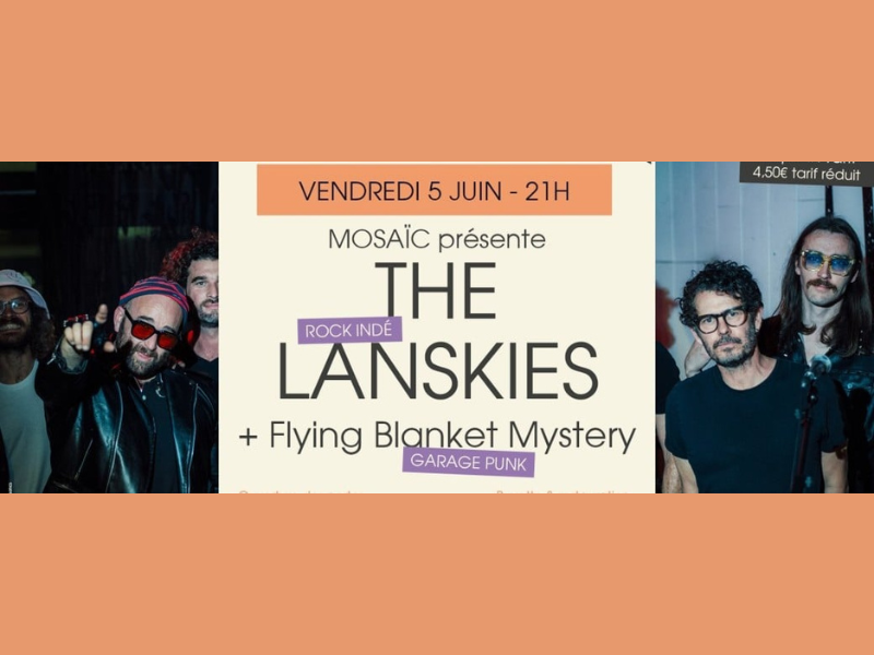 Concert - The Lanskies + Flying Blanket Mystery