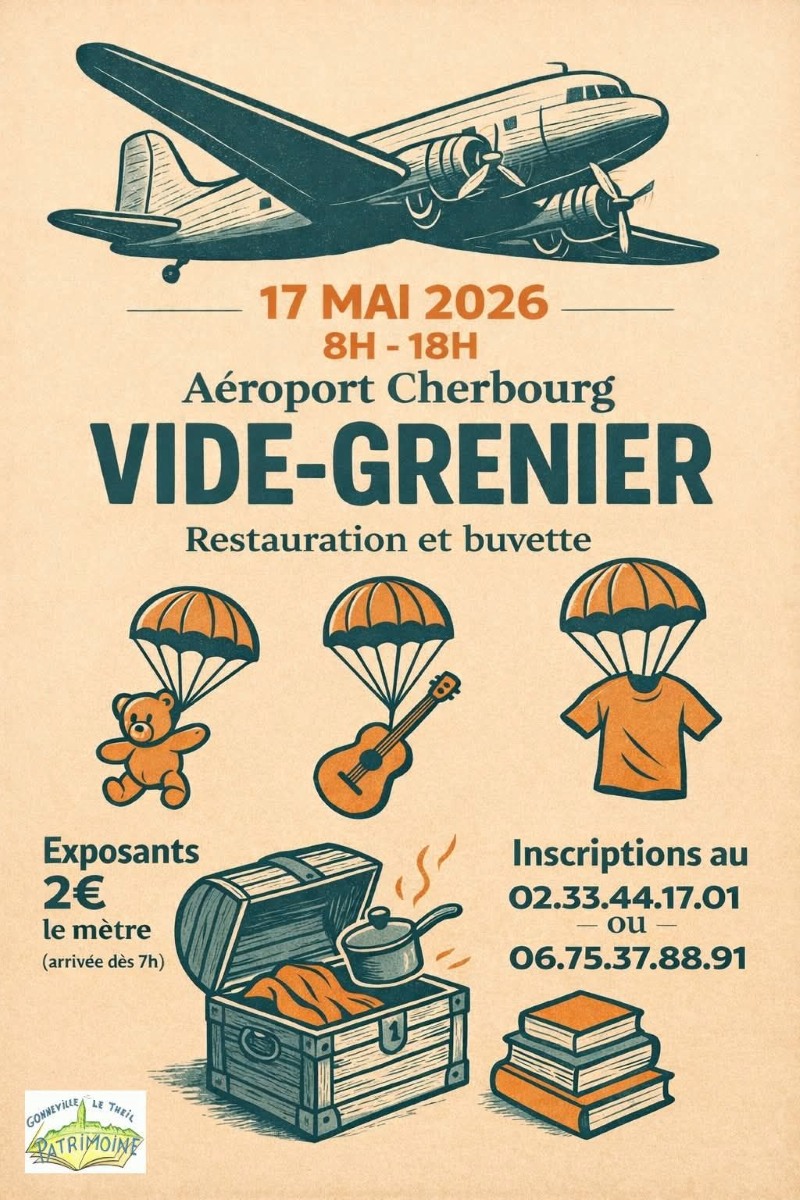 Vide-greniers à l'aéroport — visuel événement