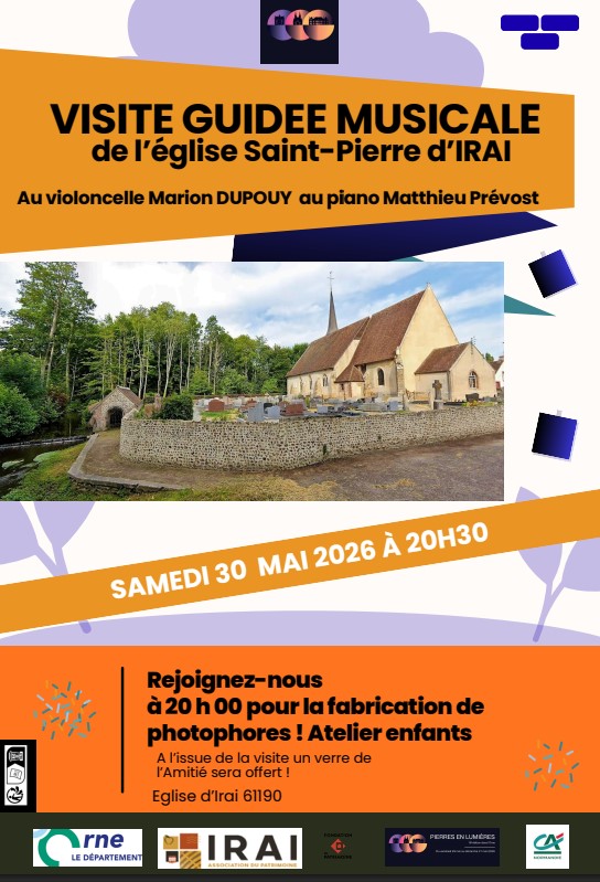 Visite guidée en musique de l'église Saint-Pierre et du lavoir
