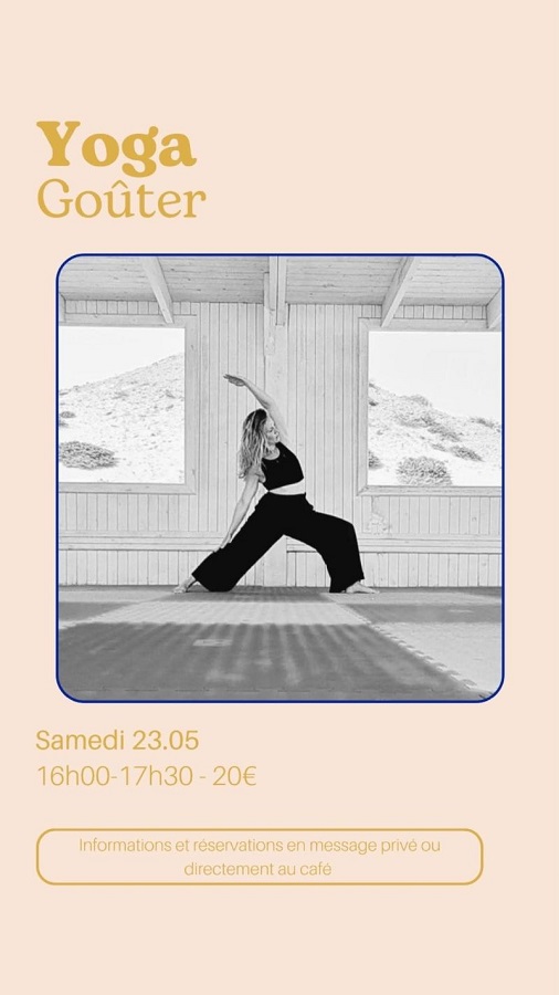 Yoga goûter — visuel événement
